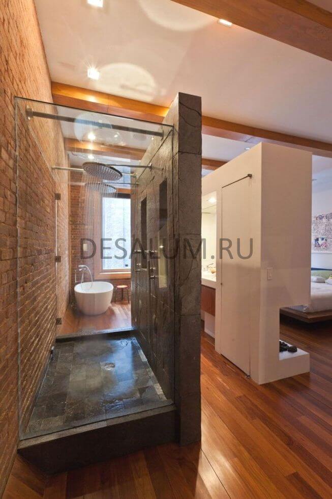 Раздвижные двери в ванную комнату desalum
